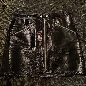 Rag & Bone Patent Leather Skirt Size 26